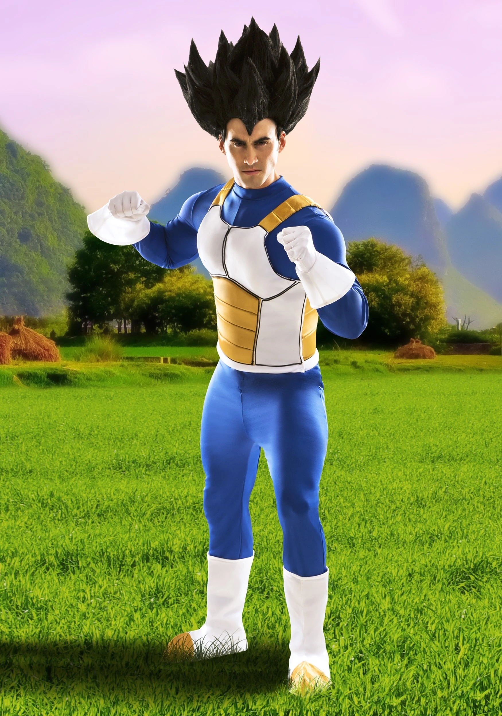 Partytime Costume & Lingerie (Yiwu) Factory Adult Vegeta Wig - Image 2