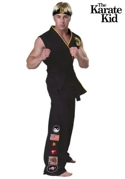 Fun Costumes Authentic Karate Kid Cobra Kai Costume For Men