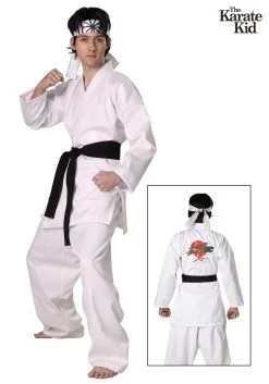 Fun Costumes Authentic Karate Kid Daniel San Costume For Adults