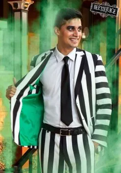 Haizhilan Garment CO., LTD Classic Beetlejuice Men's Blazer
