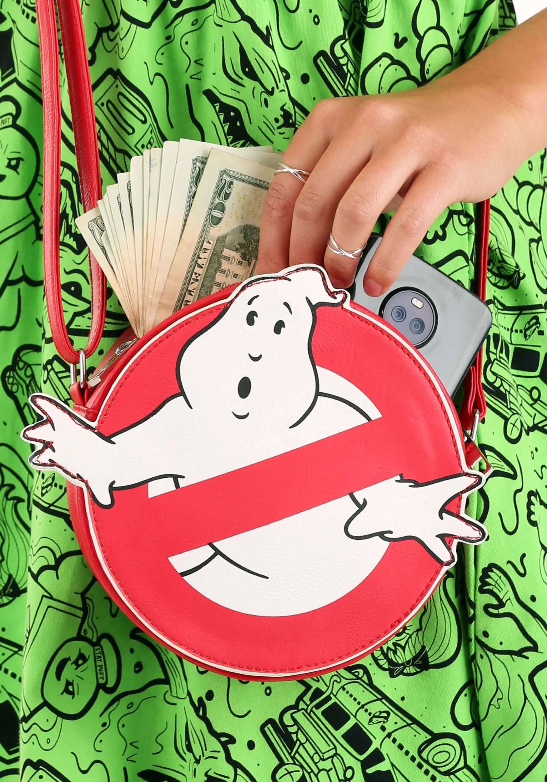 OMG Handbags Ghostbusters Logo Halloween Bag - Image 3