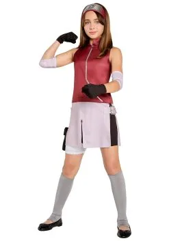 InSpirit Naruto Shippuden Sakura Costume For Girls