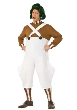 Rubies Costume Co. Inc Men's Deluxe Oompa Loompa Costume