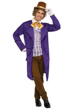 Rubies Costume Co. Inc Men's Deluxe Willy Wonka Costume