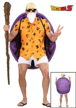 Fun Costumes Men's Plus Size Dragon Ball Z Master Roshi Costume