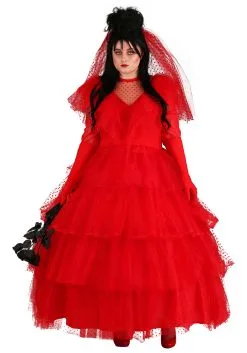 Fun Costumes Plus Size Red Wedding Dress For Women