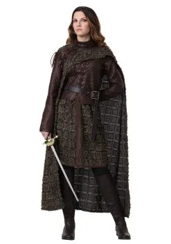 Fun Costumes Women's Plus Size Winter Warrior Costume
