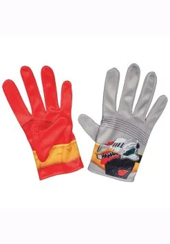 Disguise Power Rangers Dino Fury Red Ranger Gloves For Kids