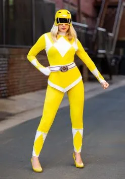 Disguise Power Ranger Yellow Ranger Women's Costume