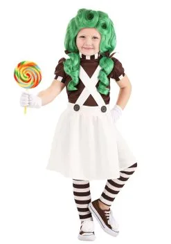 Armada Toddler Chocolate Factory Worker Costume For Girls